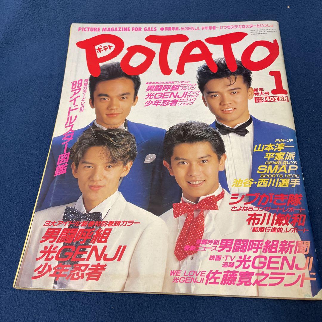 ポテト POTATO 雑誌 1988年8月・9月 1989年1月号 - メルカリ