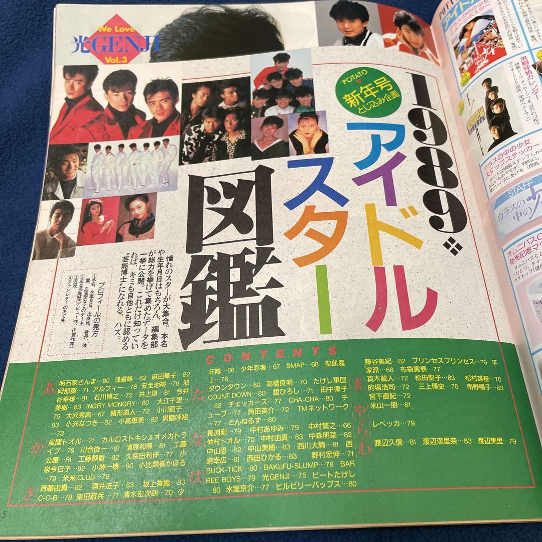 ポテト POTATO 雑誌 1988年8月・9月 1989年1月号 - メルカリ