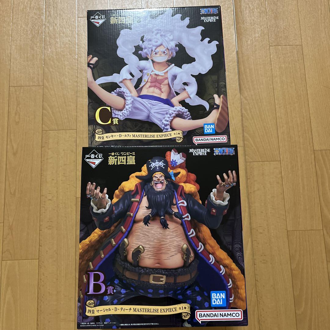 ワンピース一番くじ 新四皇 B賞 ティーチ & C賞 ニカ ⭐︎２