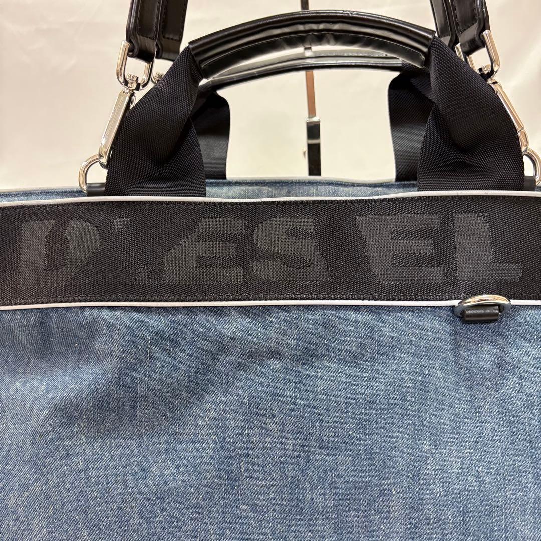 美品 DIESEL ディーゼル トートバッグ デニム 大容量 ショルダー付き