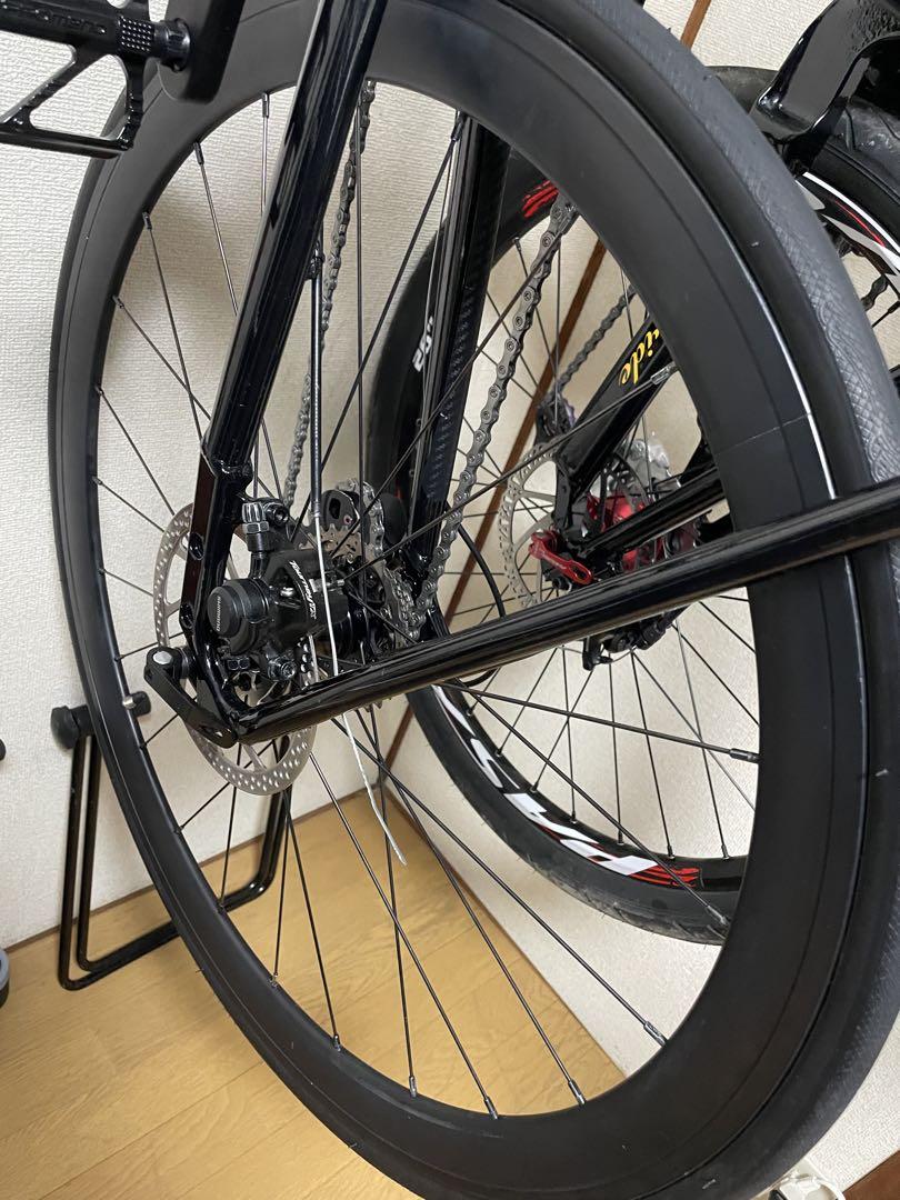 700cホイール前後セット ディスクブレーキ 160×2、140×1ローター付き