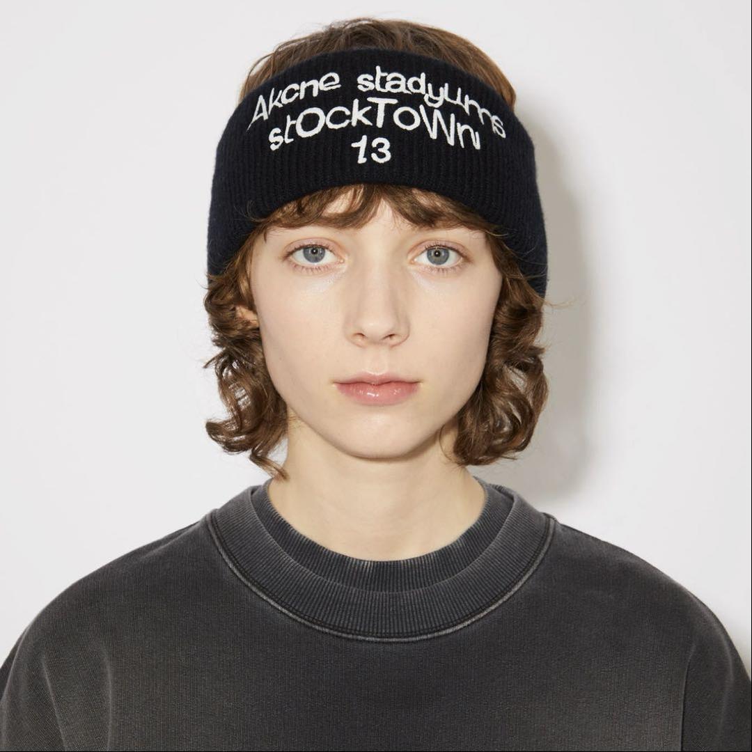 未使用　acne studios アクネ　ヘアバンド acne studios アクネ ヘアバンド - メルカリ