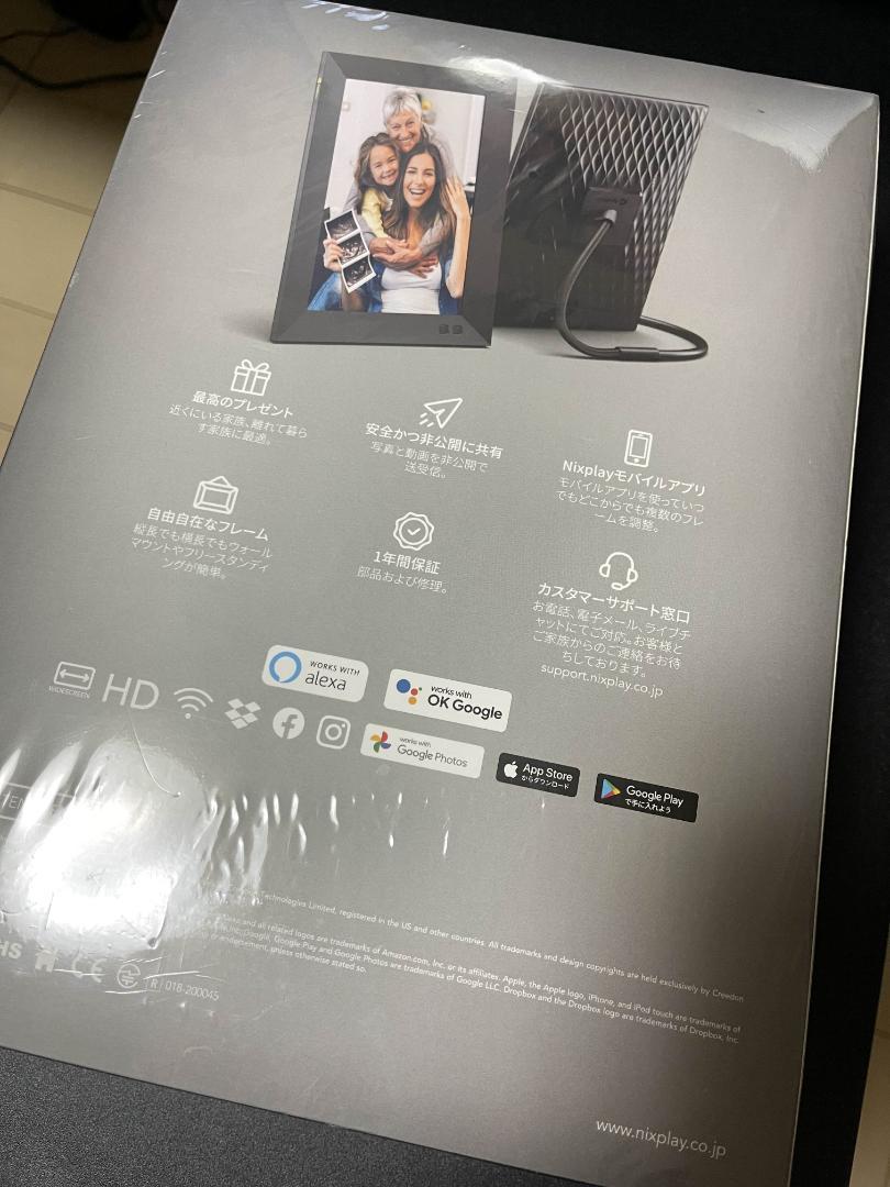 【新品未開封品】Nixplay スマートデジタルフォトフレーム　10.1 インチ