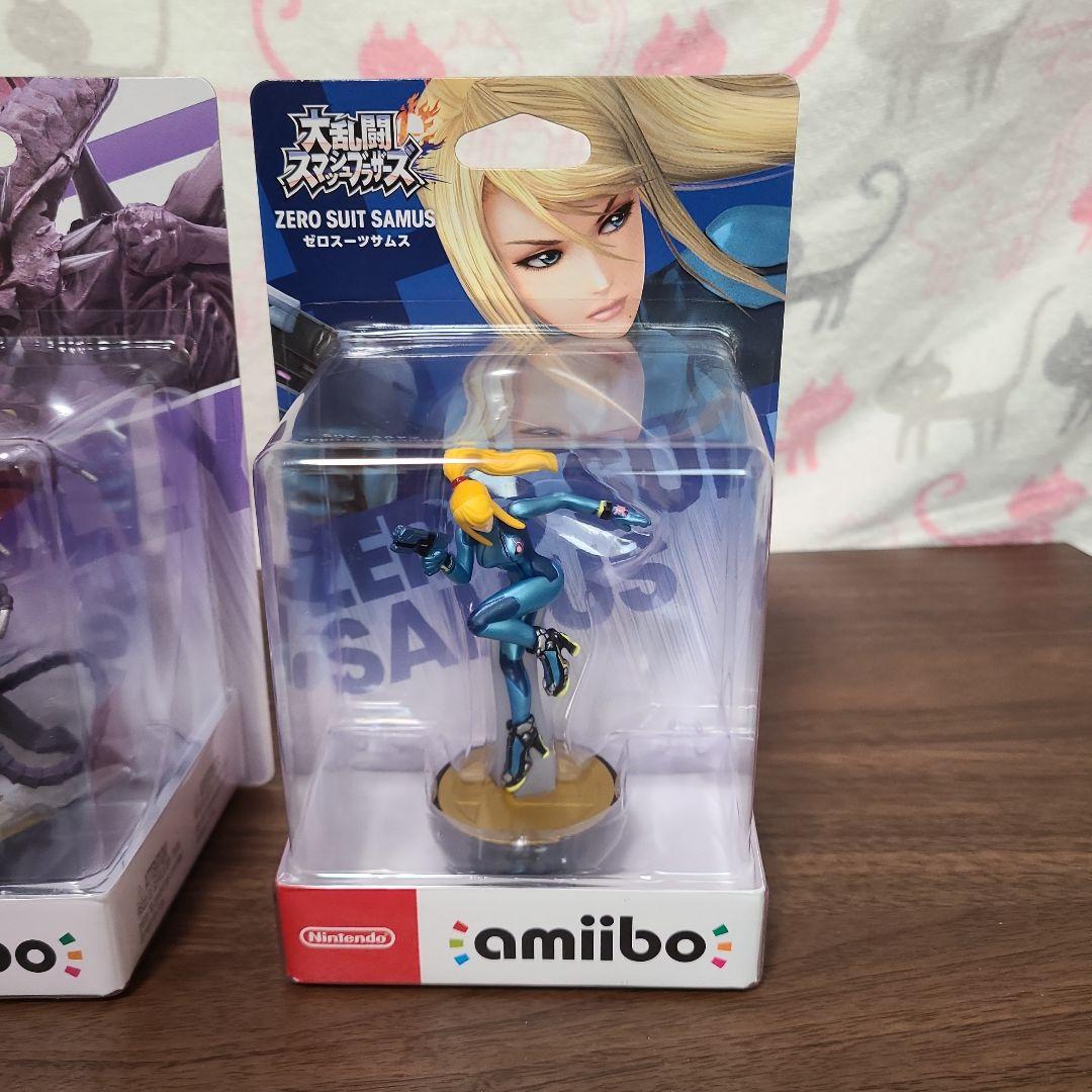 amiibo サムス ダークサムス リドリー ゼロスーツサムス 未開封