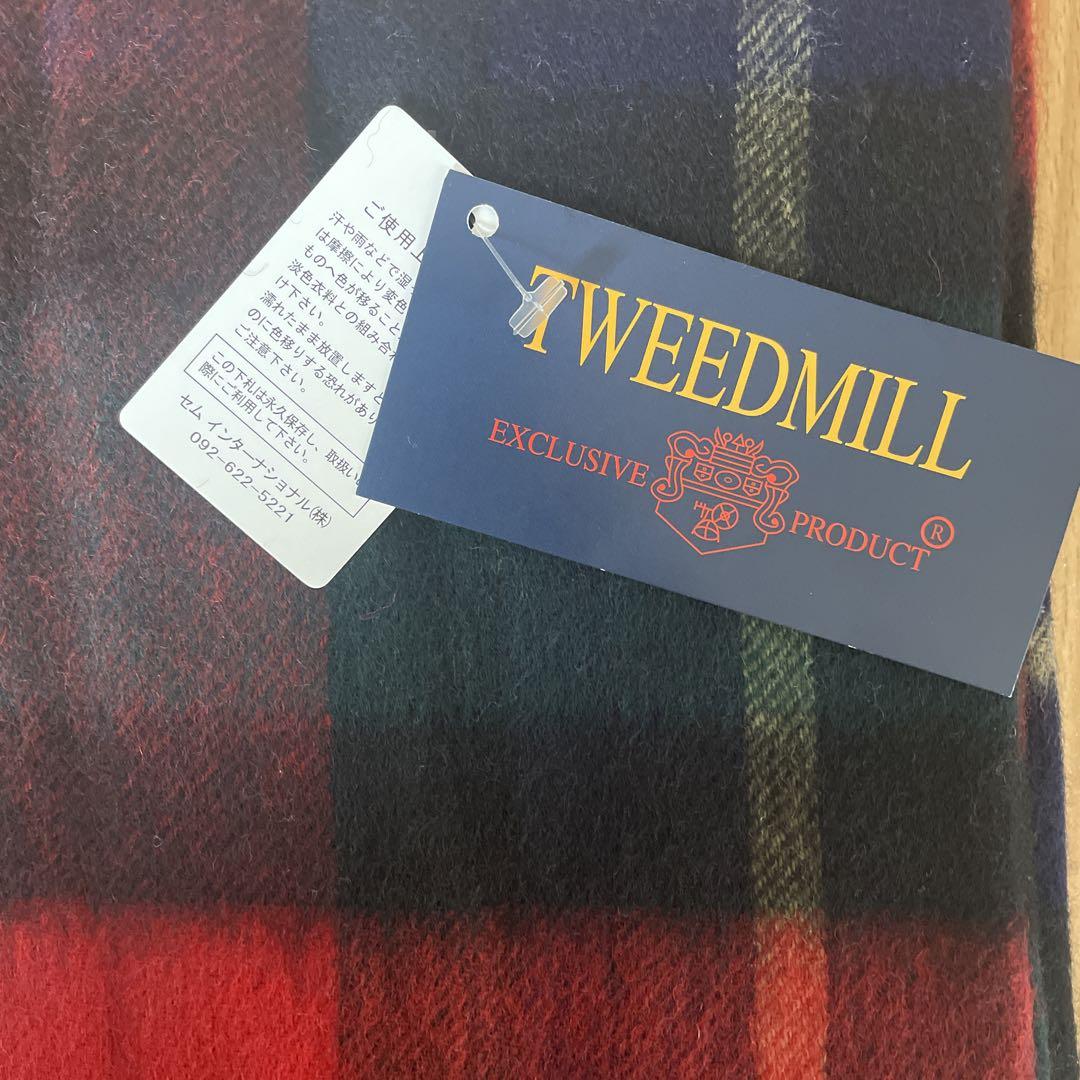 TWEEDMILL ウール ストール チェック柄