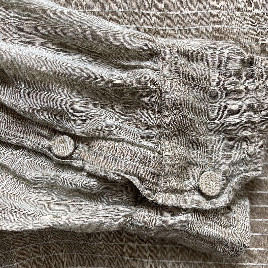 ブランド⒒ maison シルクコットン シャツ sTDk1-m65250374650 de soil ▱ーニング