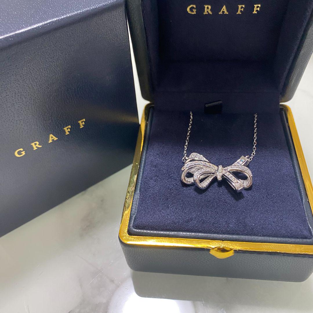 GRAFF ティルダズ ボウ ダイヤモンド ペンダント ネックレス リボン