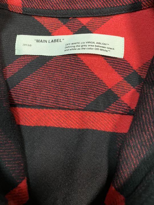 品質保証低価 off-white ネルシャツ HveW2-m65252824965 HOT定番人気