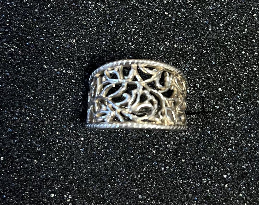 agete アガット SILVER 透かしリング シルバーリング｜Yahoo
