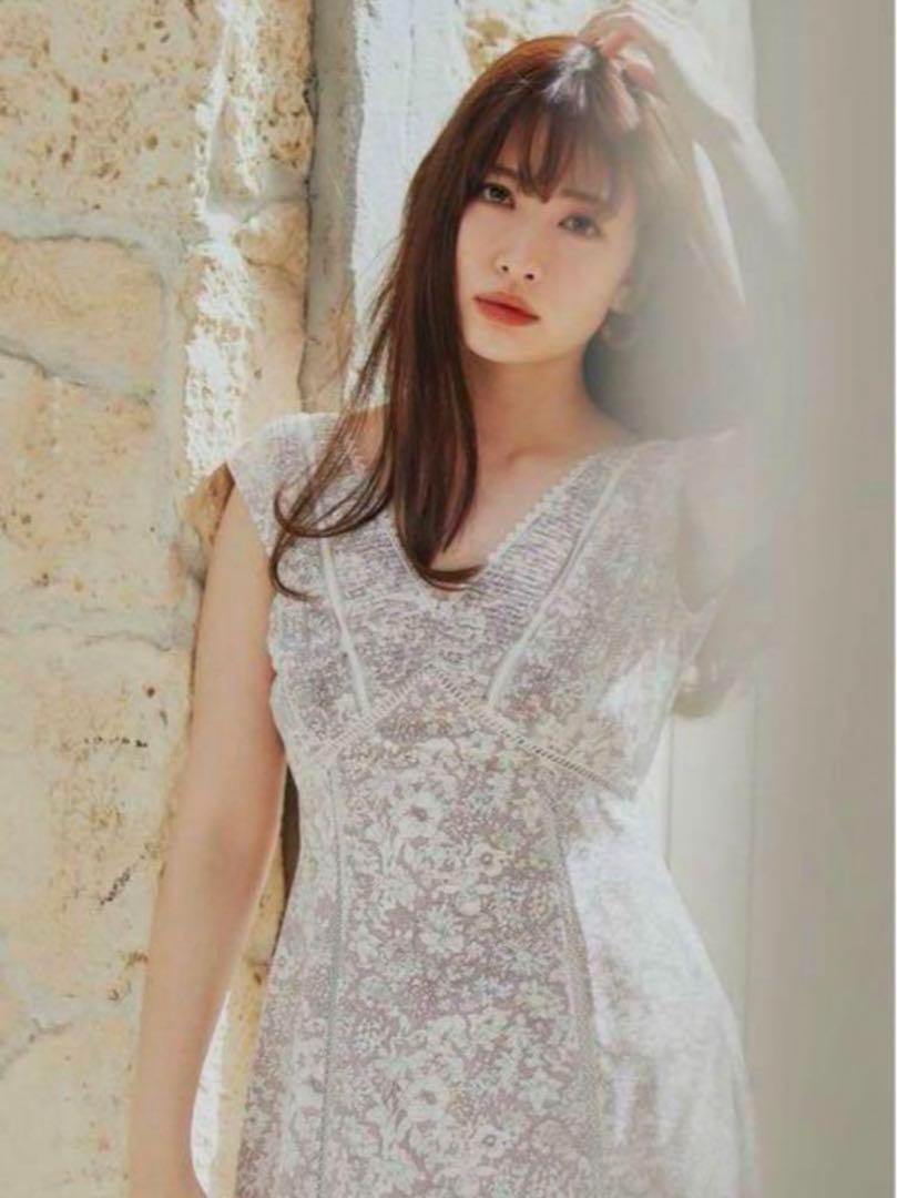 herlipto Lace Trimmed Floral Dress sサイズ