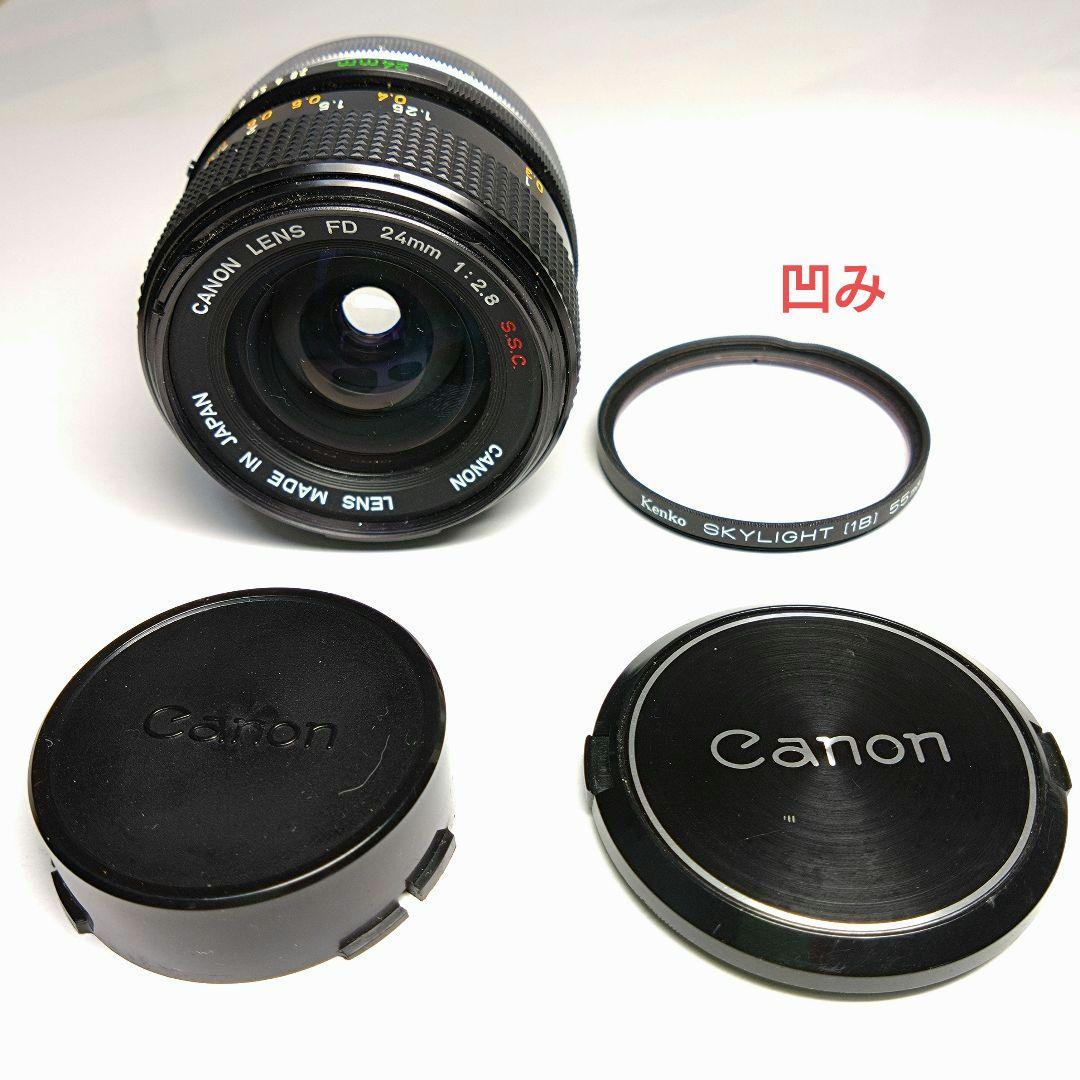 CANON FD 24mm f/2.8 S.S.C.レンズ