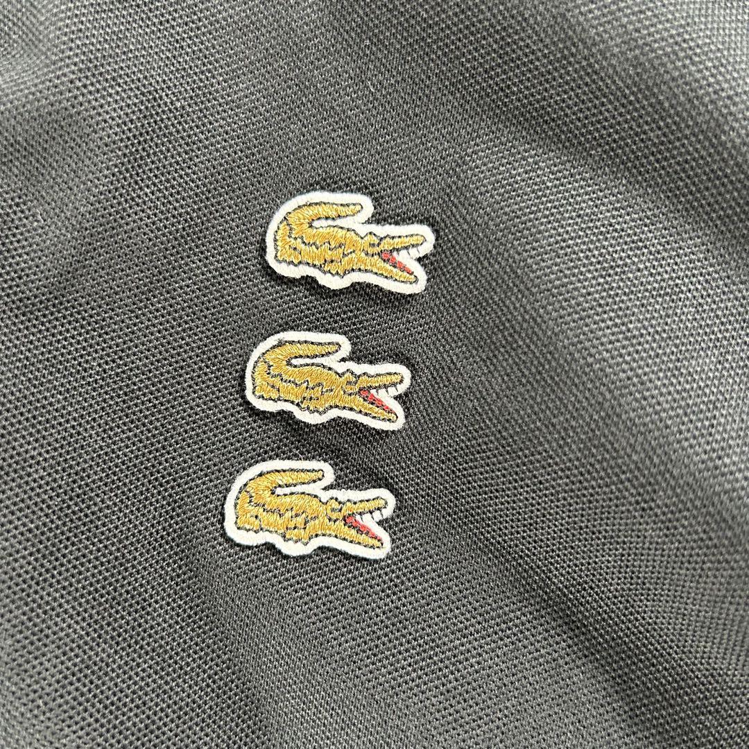 LACOSTE トリプルワニロゴパッチポロドレス ポロシャツ