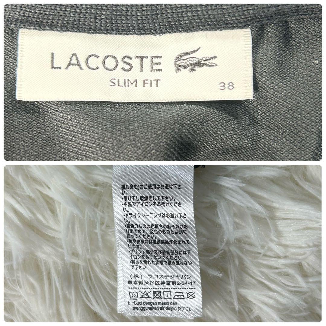 LACOSTE トリプルワニロゴパッチポロドレス ポロシャツ