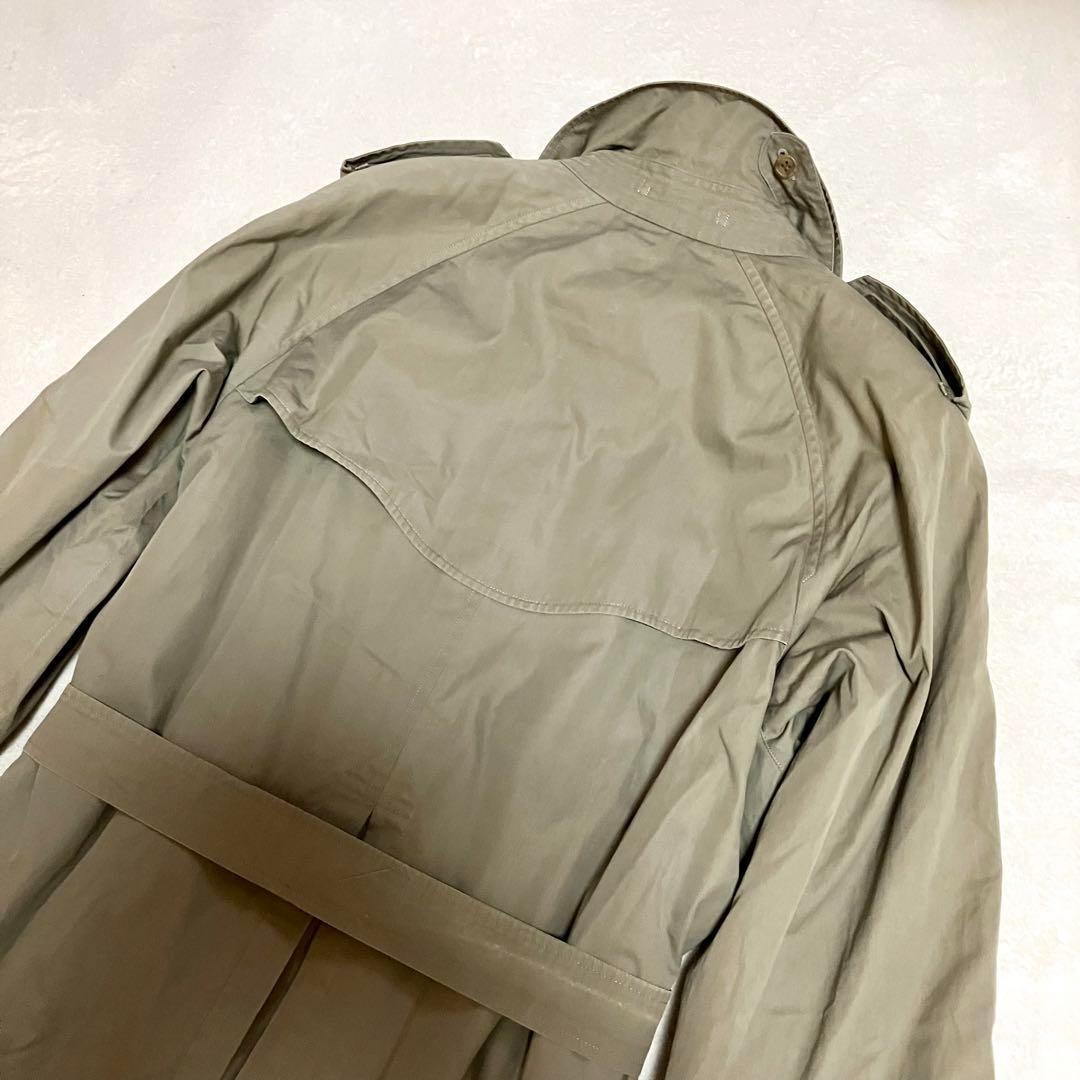 バーバリー　トレンチコート　ライナー付　ベルト　裏ノバチェック　マキシ丈　XL