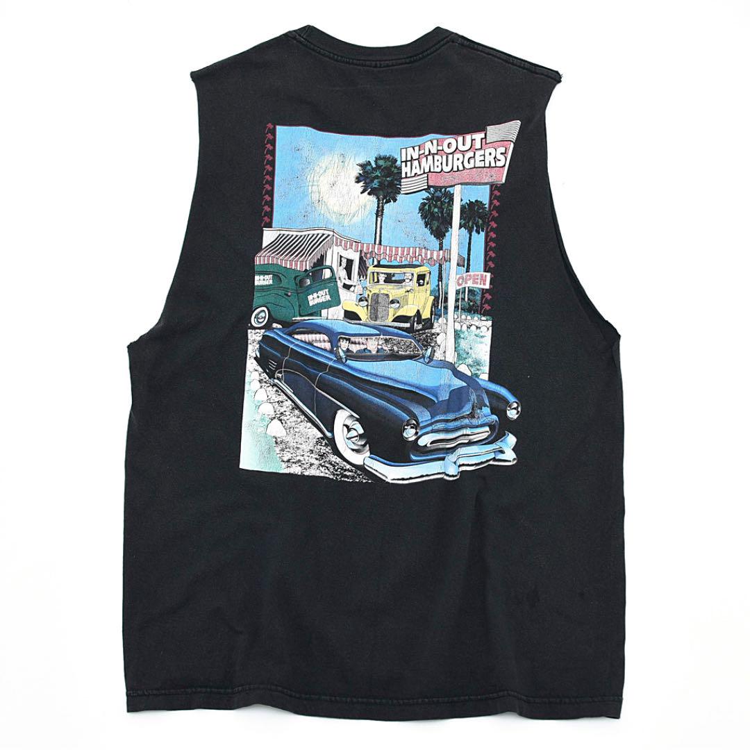 IN-N-OUT BURGER cutoff sleeve T shirt PvWzF-m65259103715 大人気人気