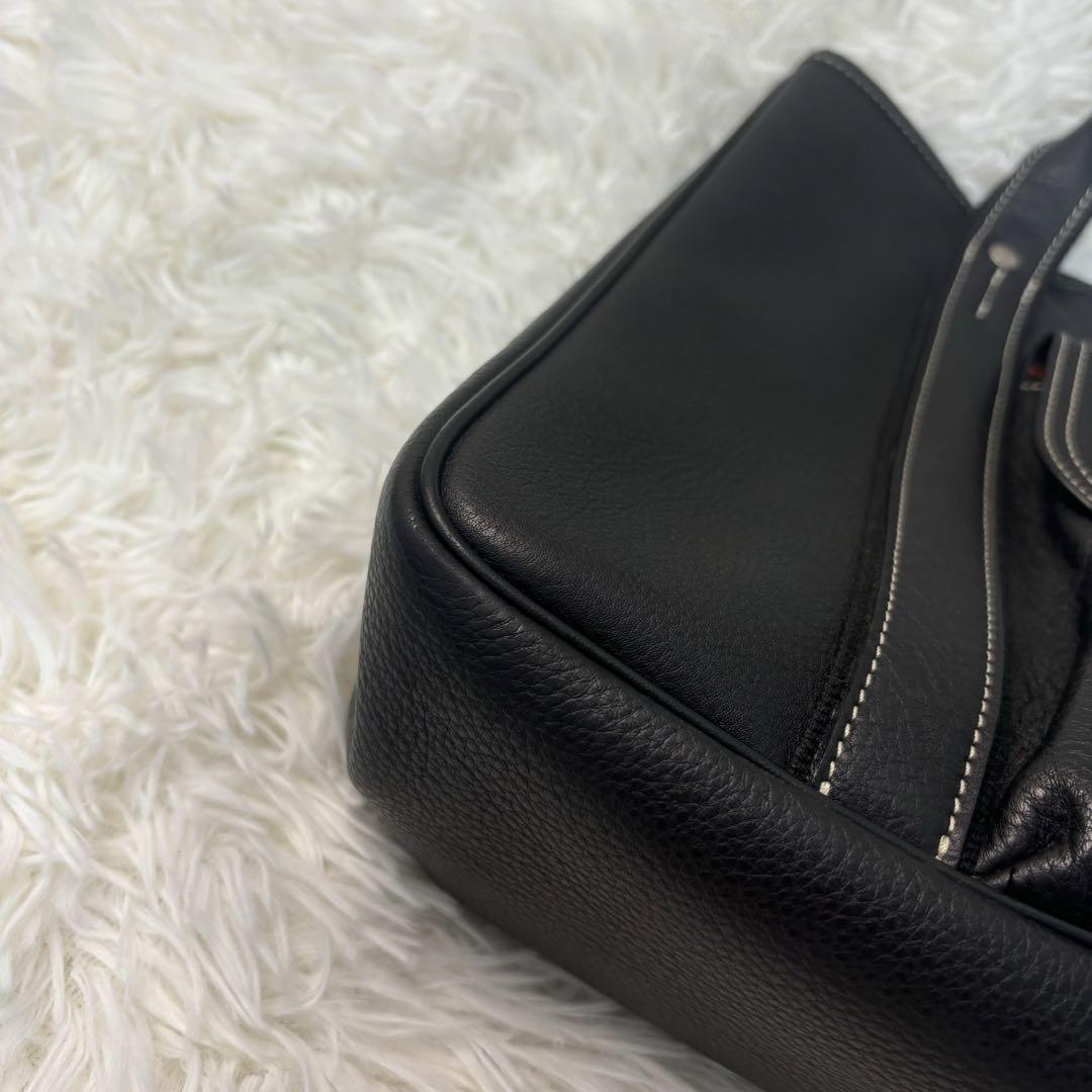美品　Longchampロンシャン　レザー　本革　ハンドバッグ