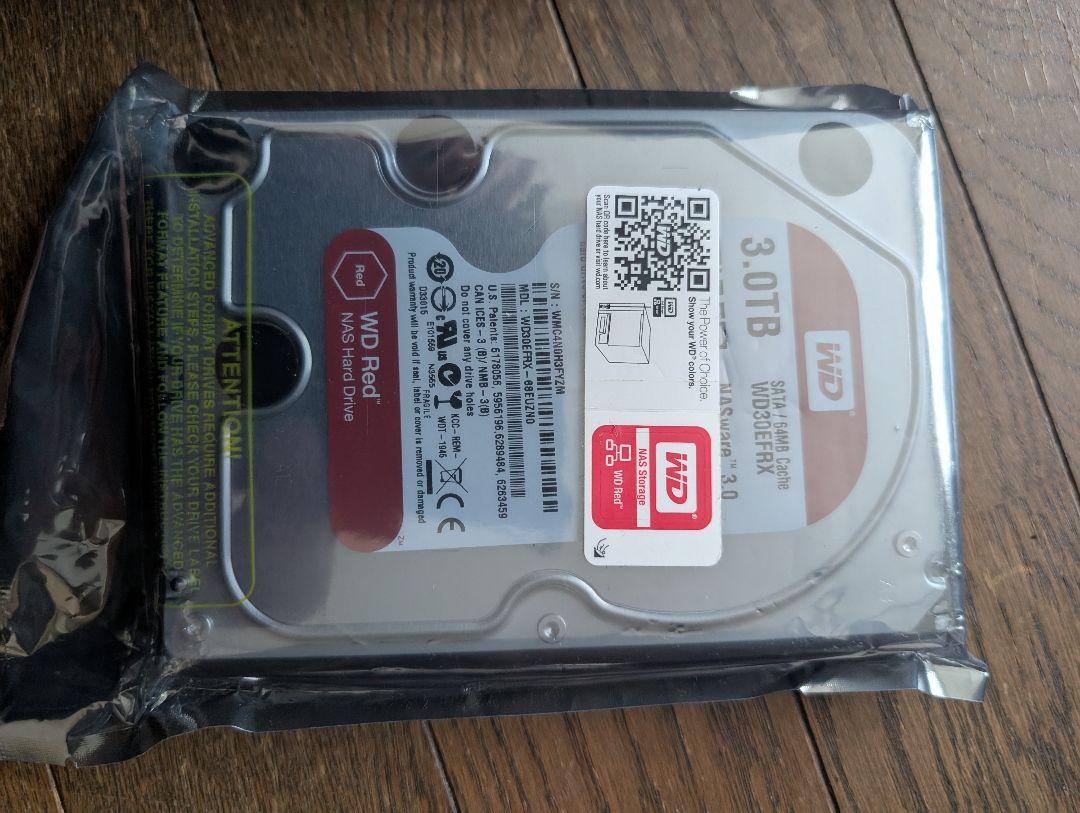 WD Red 3TB HDD 2個セット