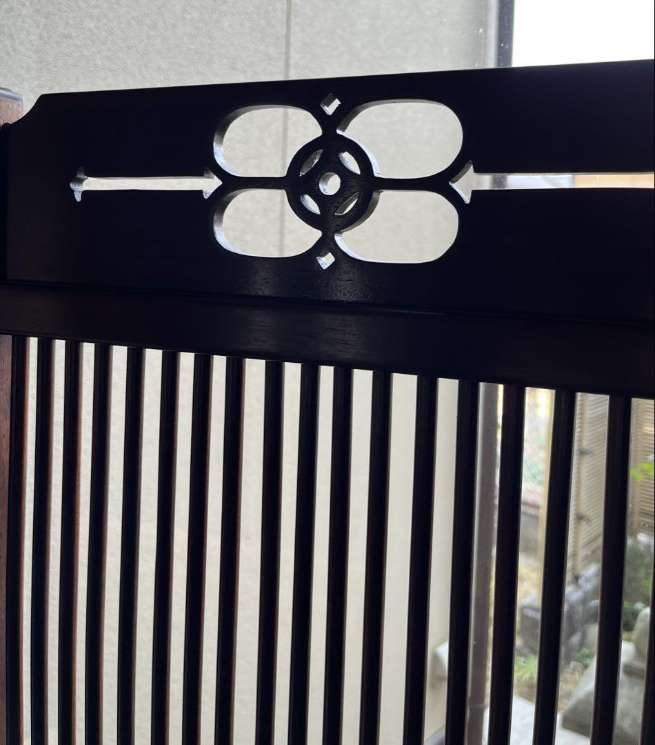 長座卓 黒檀
