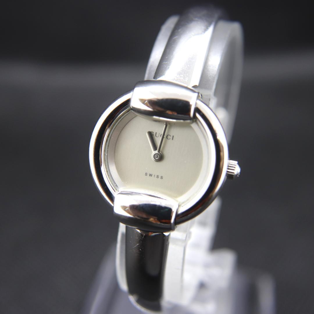 グッチ 1400L 腕時計 銀 レディース クオーツ 25mm ビンテージ