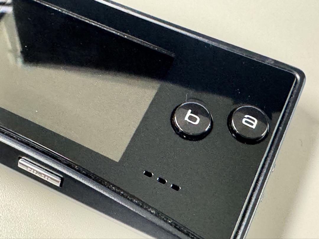 任天堂 ゲームボーイミクロ ブラック　ソフトつき