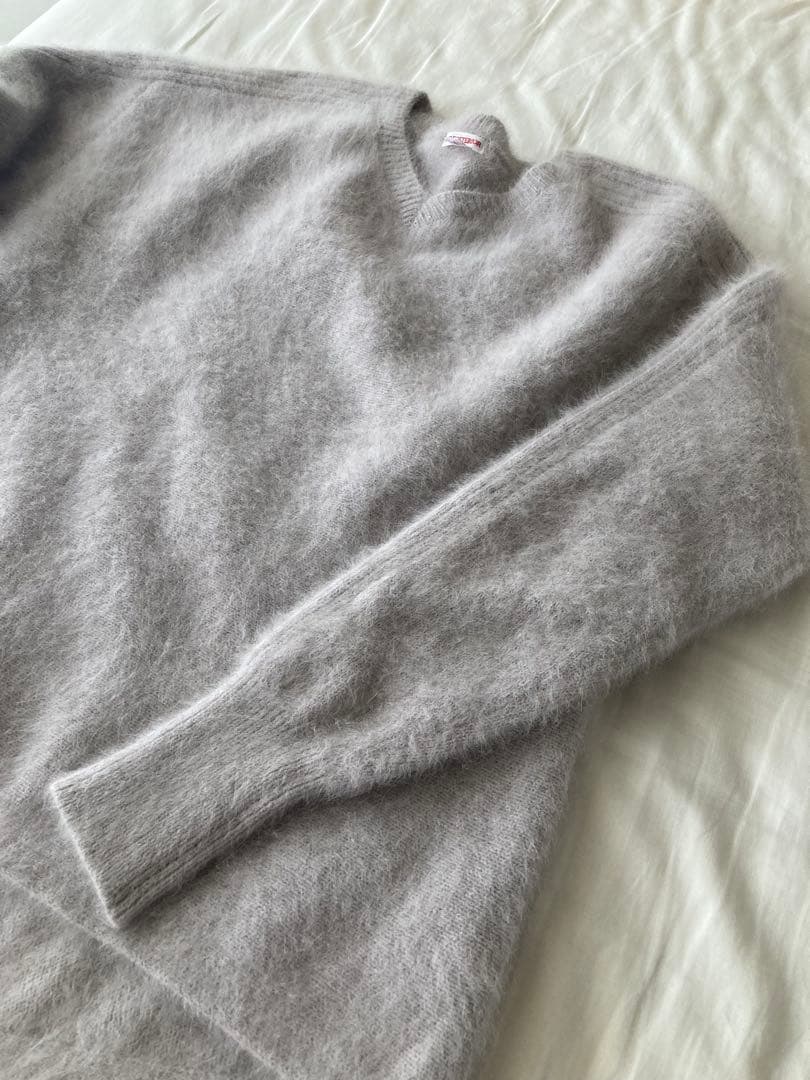 ドレステリア カシミヤ混フォックスニット Vネック ライトグレー 36 mdprevattcaulkingandwaterproofing.com