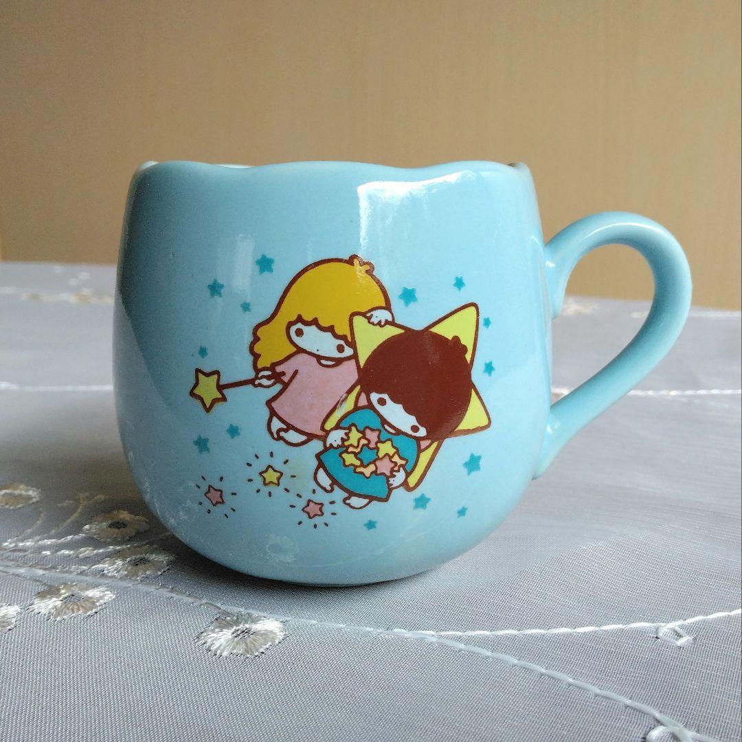 一番の キキララ SANRIO 昭和レトロ カップ 当時 リトルツインスターズ マグカップ・食器