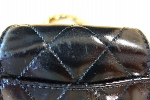 シャネル マトラッセ 携帯 ケース ポーチ チェーンベルト   ブラック系