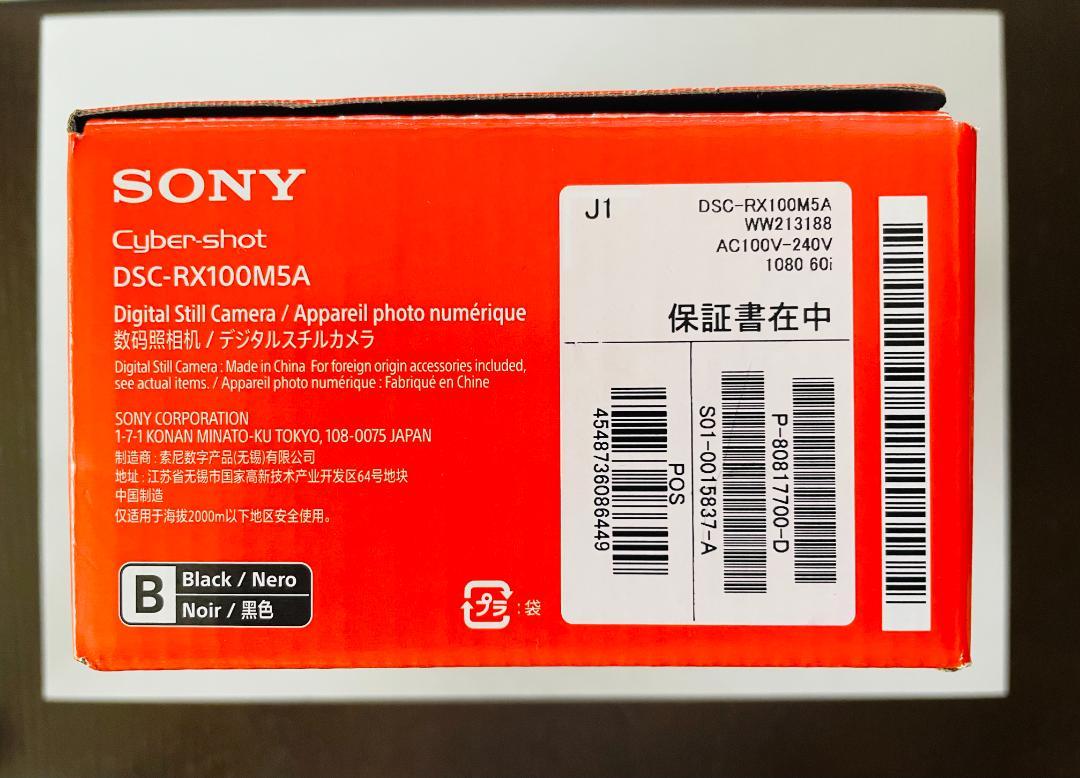 SONY RX100 M5A コンパクトデジタルカメラ（チャージャーキット付）