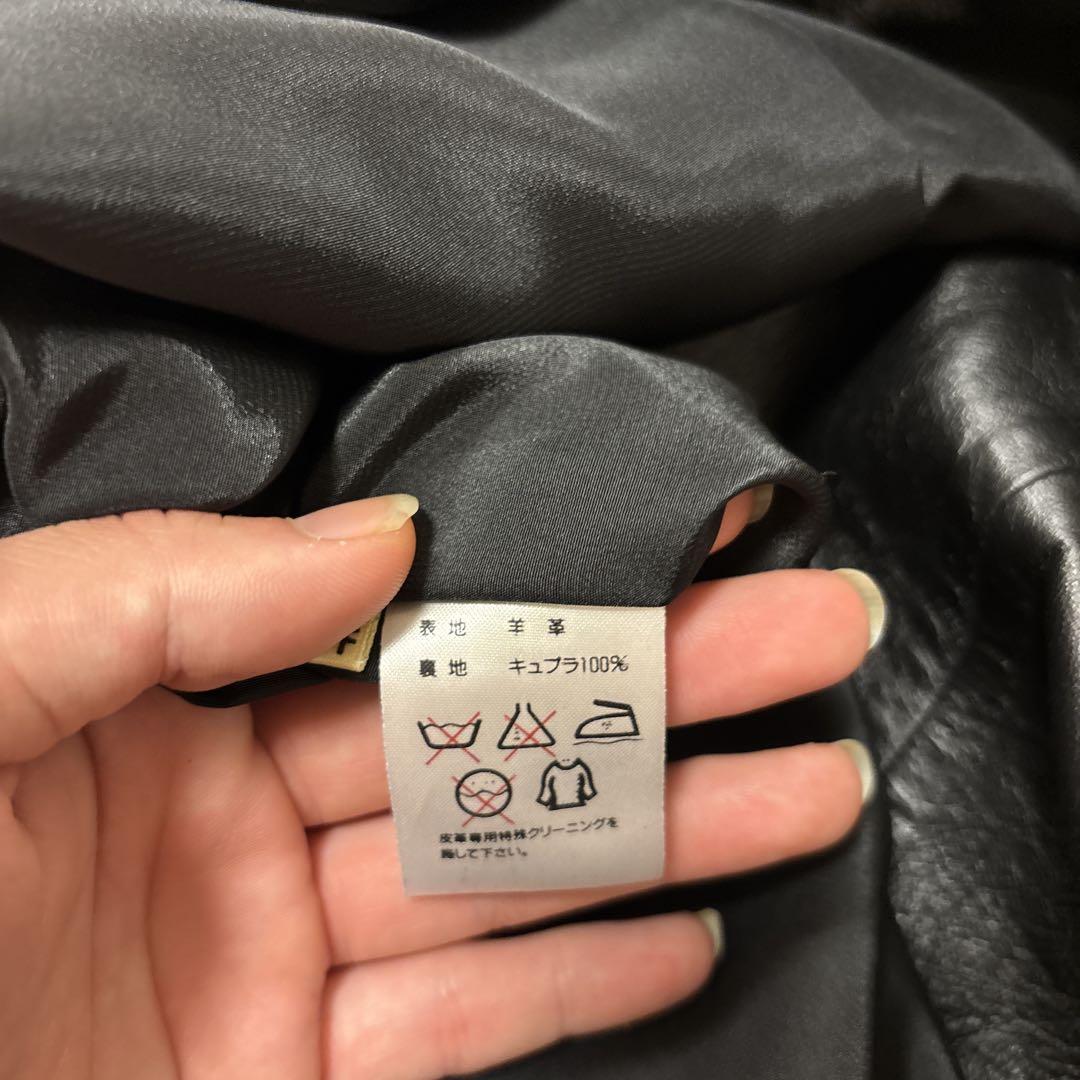【モード界の女王】美品⭐️リアルレザー トレンチコート ベルト ロング ラムレザー