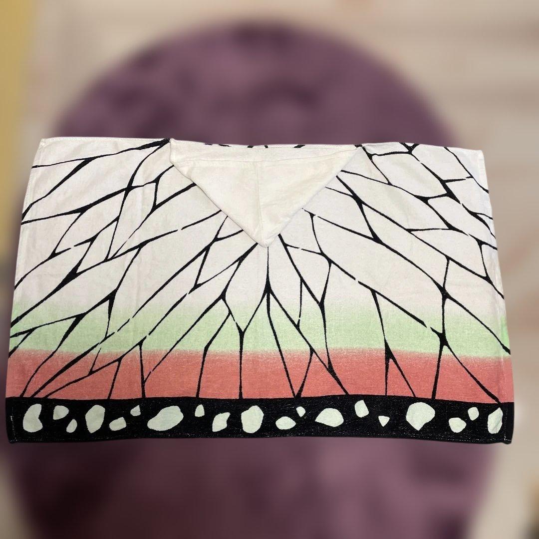 鬼滅の刃 胡蝶しのぶ プールフード付きタオル 綿100 - メルカリ