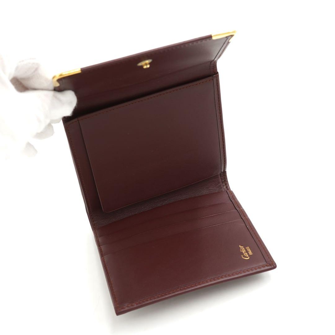✨新品未使用・箱付き✨ Cartier ミニ財布 マストライン