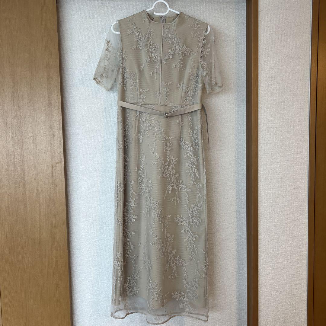 anuans フラワーエンブロイダリーワンピース （BEIGE） アニュアンス anuans フラワーエンブロイダリーワンピース