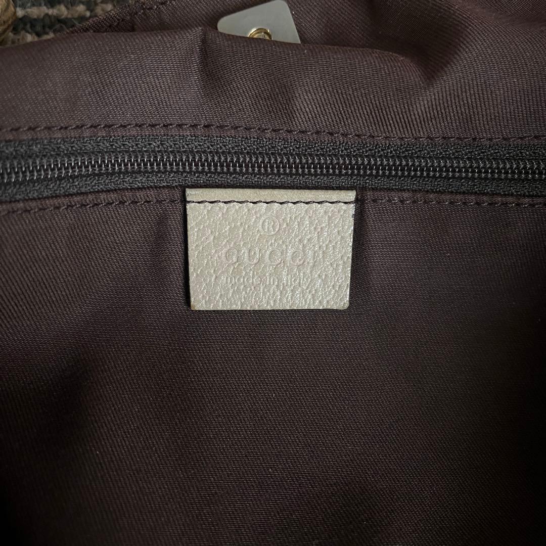 【大容量・美品】GUCCI グッチ GGキャンバス トートバッグ