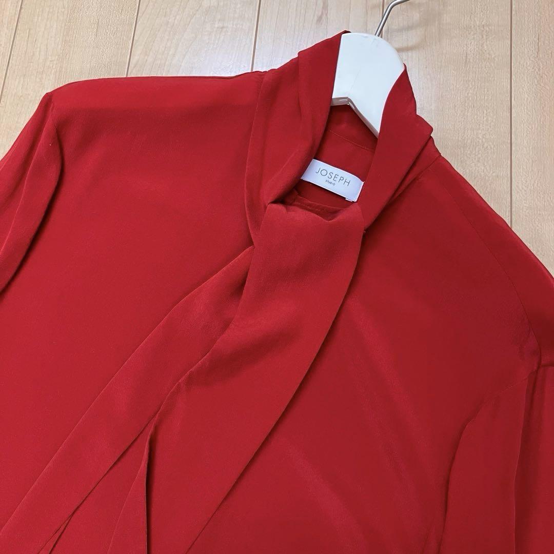 JOSEPH STUDIO完売◇シルクデシンボウタイブラウス3.2万 綺麗