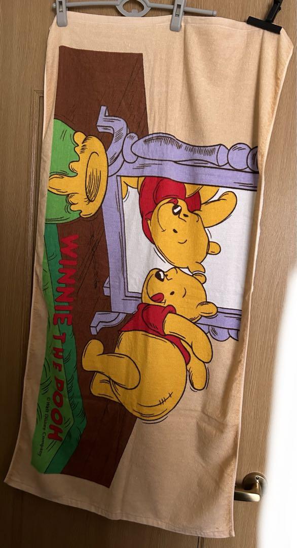 ディズニーキャラクター（株）内野くまのプーさんバスタオル未使用日本製