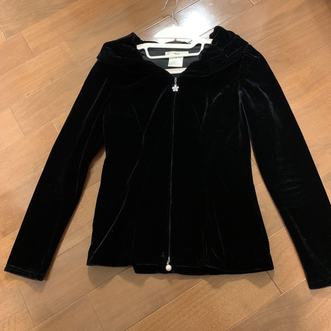 ルネ Rene 32 パーカー ベロア