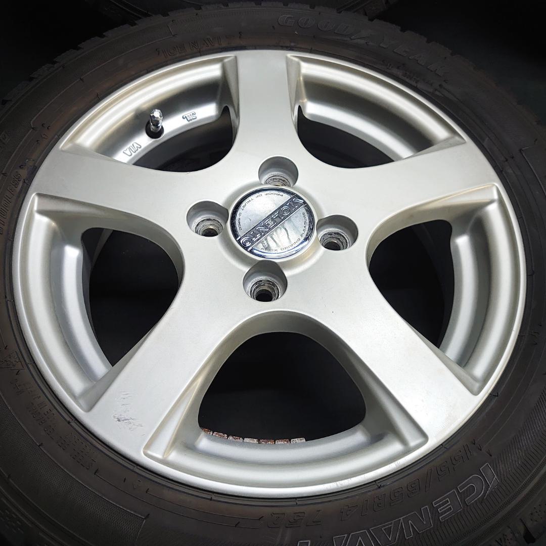 社外アルミ 155/65R14 タント ムーヴ ココアN-ONE スペーシア