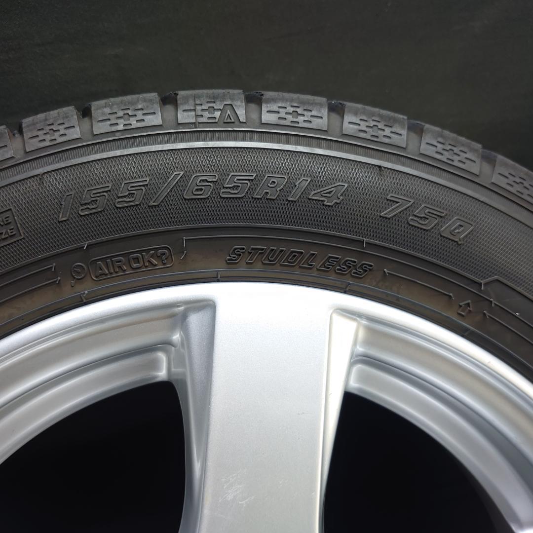 社外アルミ 155/65R14 タント ムーヴ ココアN-ONE スペーシア