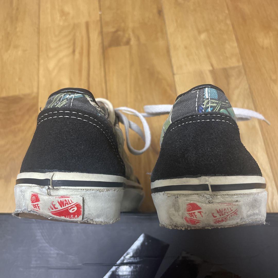 希少 90s USA製 VANS バンズ old school オウム柄