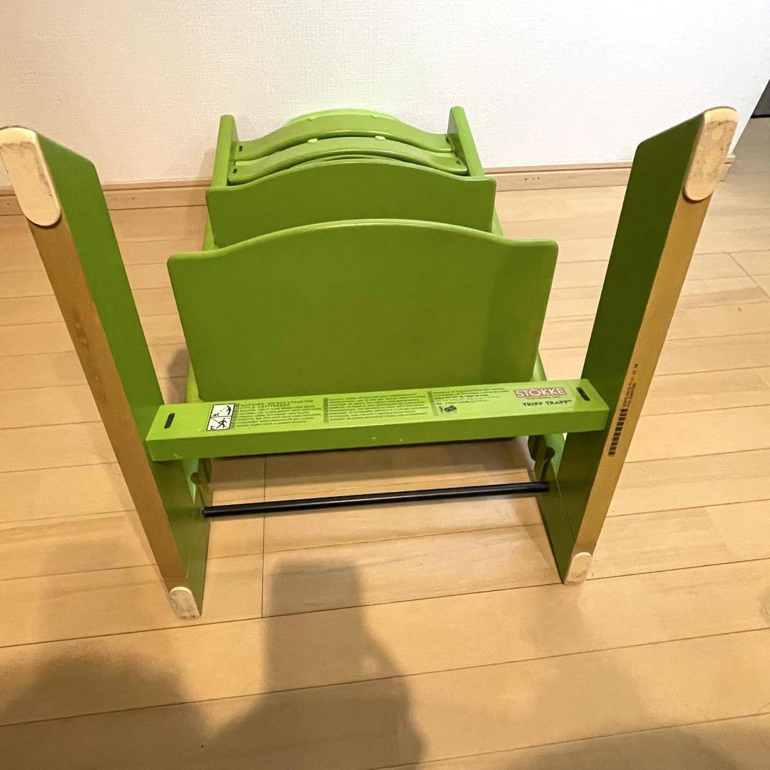 STOKKE ストッケ　トリップトラップ チェア　グリーン　ベビーセット　カバー