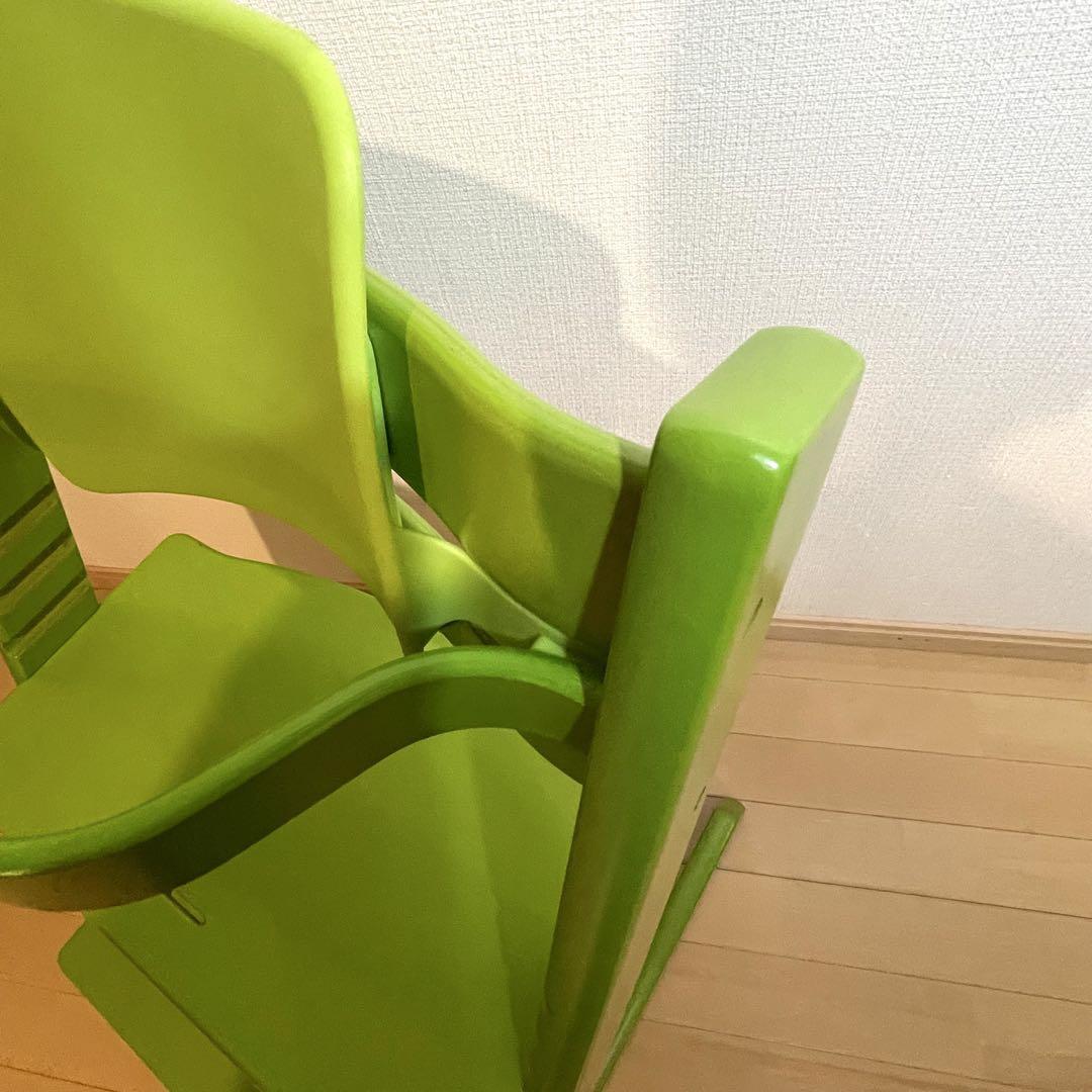 STOKKE ストッケ　トリップトラップ チェア　グリーン　ベビーセット　カバー