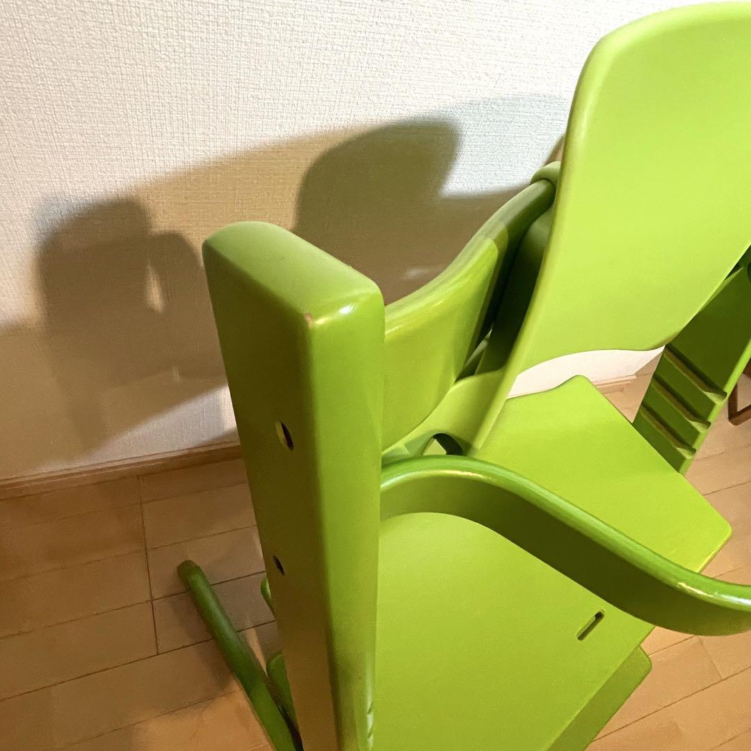 STOKKE ストッケ　トリップトラップ チェア　グリーン　ベビーセット　カバー