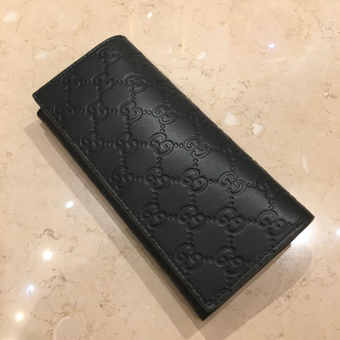 特価高品質 未使用品 長財布 シマ ブラック系 OThlC-m65296921712 GUCCI グッチ 新作豊富な