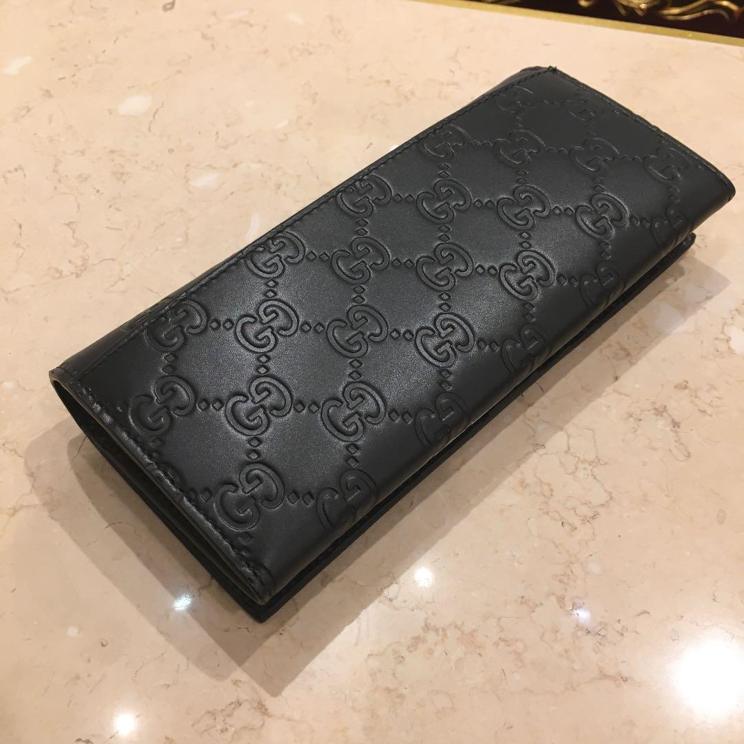 特価高品質 未使用品 長財布 シマ ブラック系 OThlC-m65296921712 GUCCI グッチ 新作豊富な