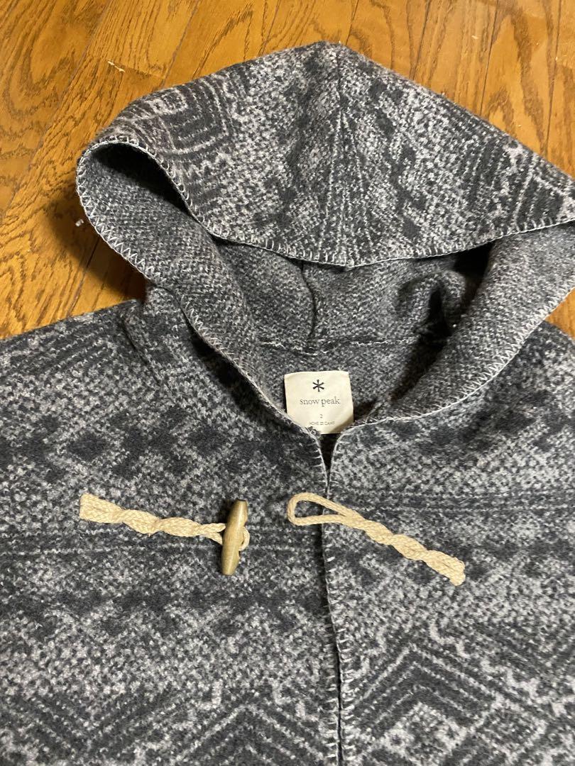 Wool Blanket Coat Grey snow peak スノーピーク