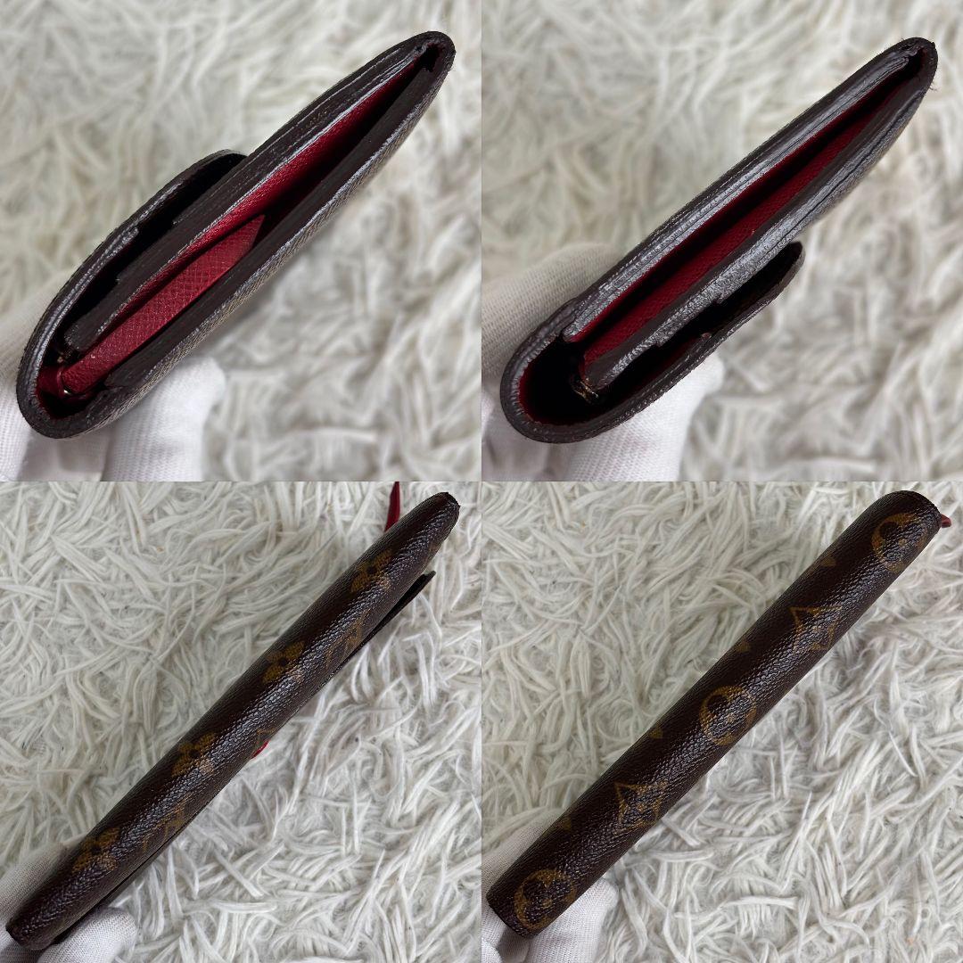【激レア 美品】ルイヴィトン　モノグラム　ポルトフォイユ エミリー　フューシャ