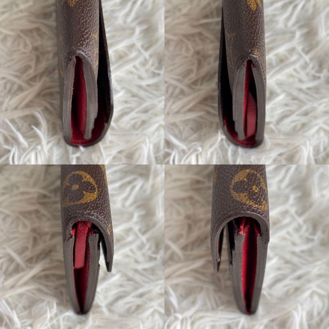 【激レア 美品】ルイヴィトン　モノグラム　ポルトフォイユ エミリー　フューシャ