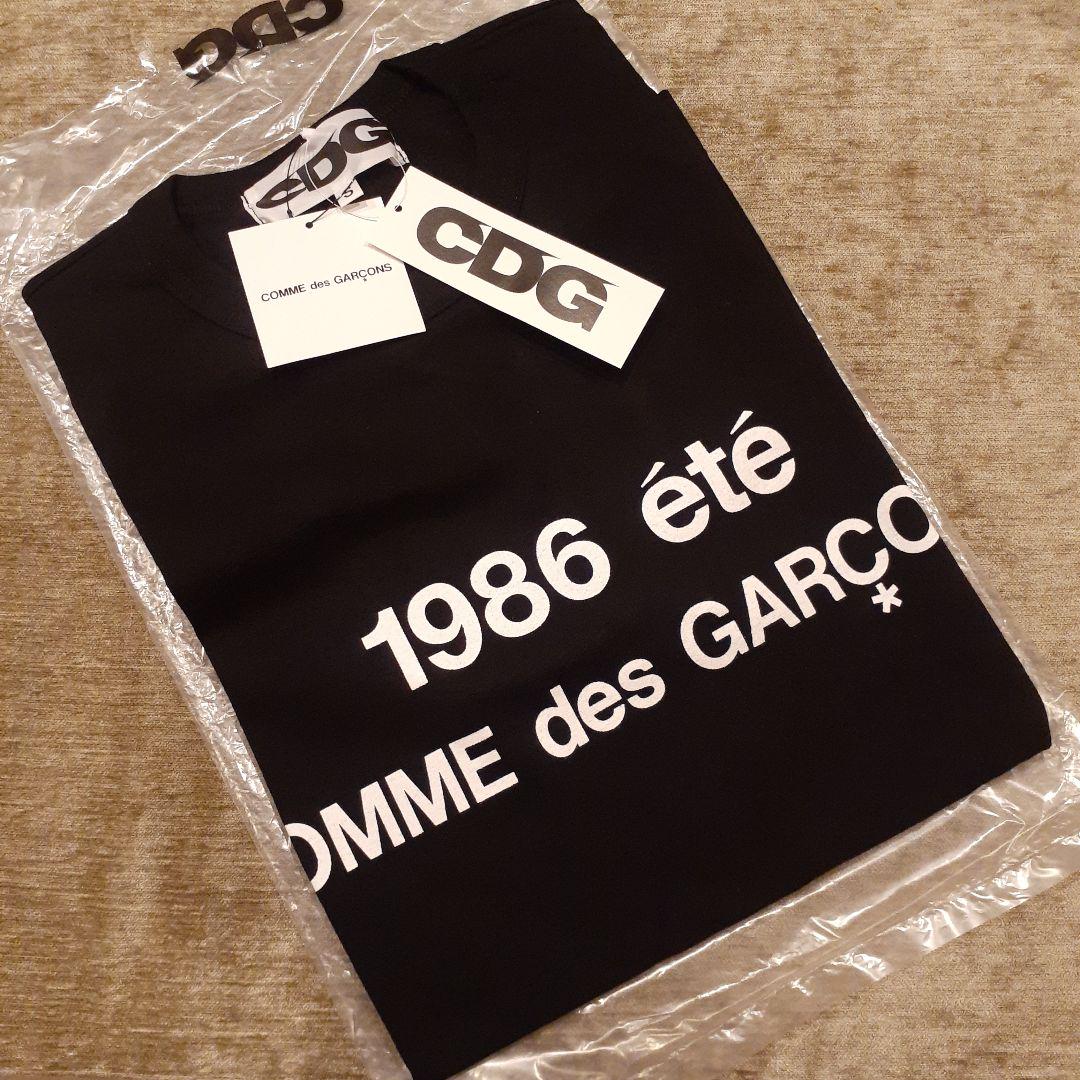 Sサイズ新品未使用COMME des GARÇONS 1986 été Tシャツ CDG: 1986 Comme des Garçons T-Shirt (White) | DSML E-SHOP