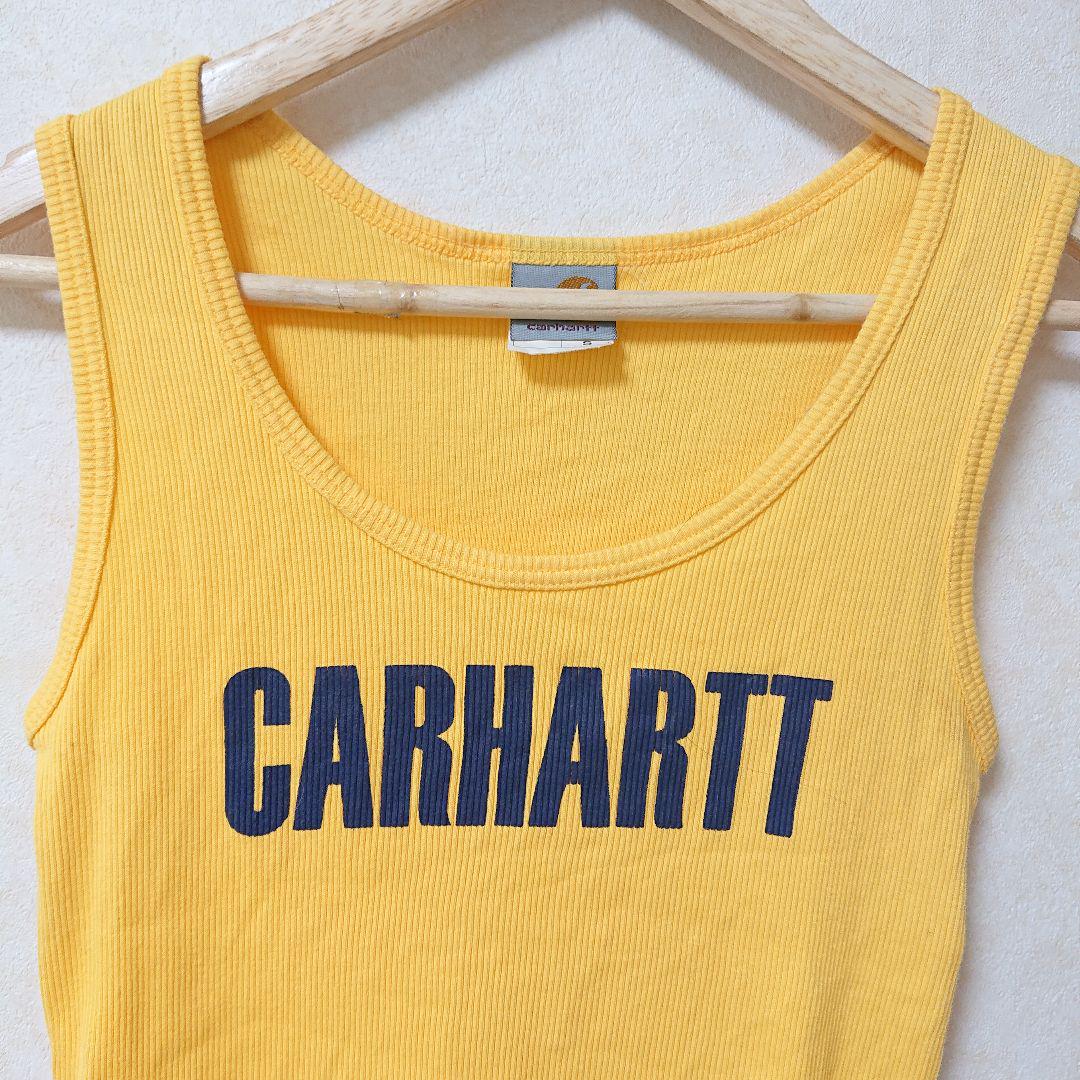 早い者勝ち!Carhartt タンクトップ イエロー S /8055cc - メルカリ