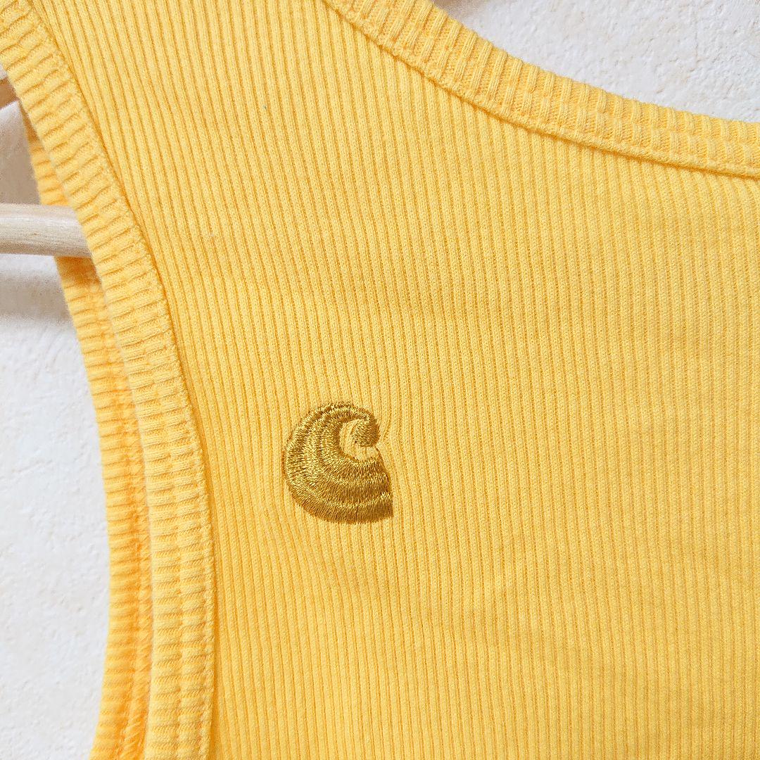 早い者勝ち!Carhartt タンクトップ イエロー S /8055cc - メルカリ